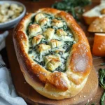 Spinach and Artichoke Stuffed Bread