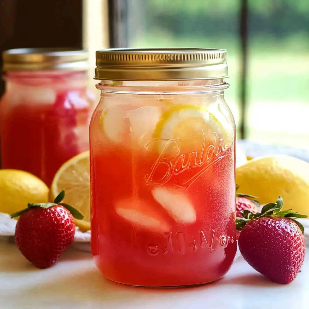 Strawberry Lemonade Concentrate for Canning