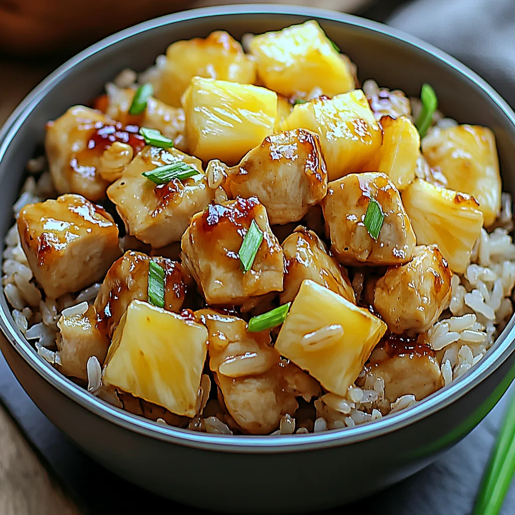 Sweet and Savory Pineapple Chicken and Rice Recipe
