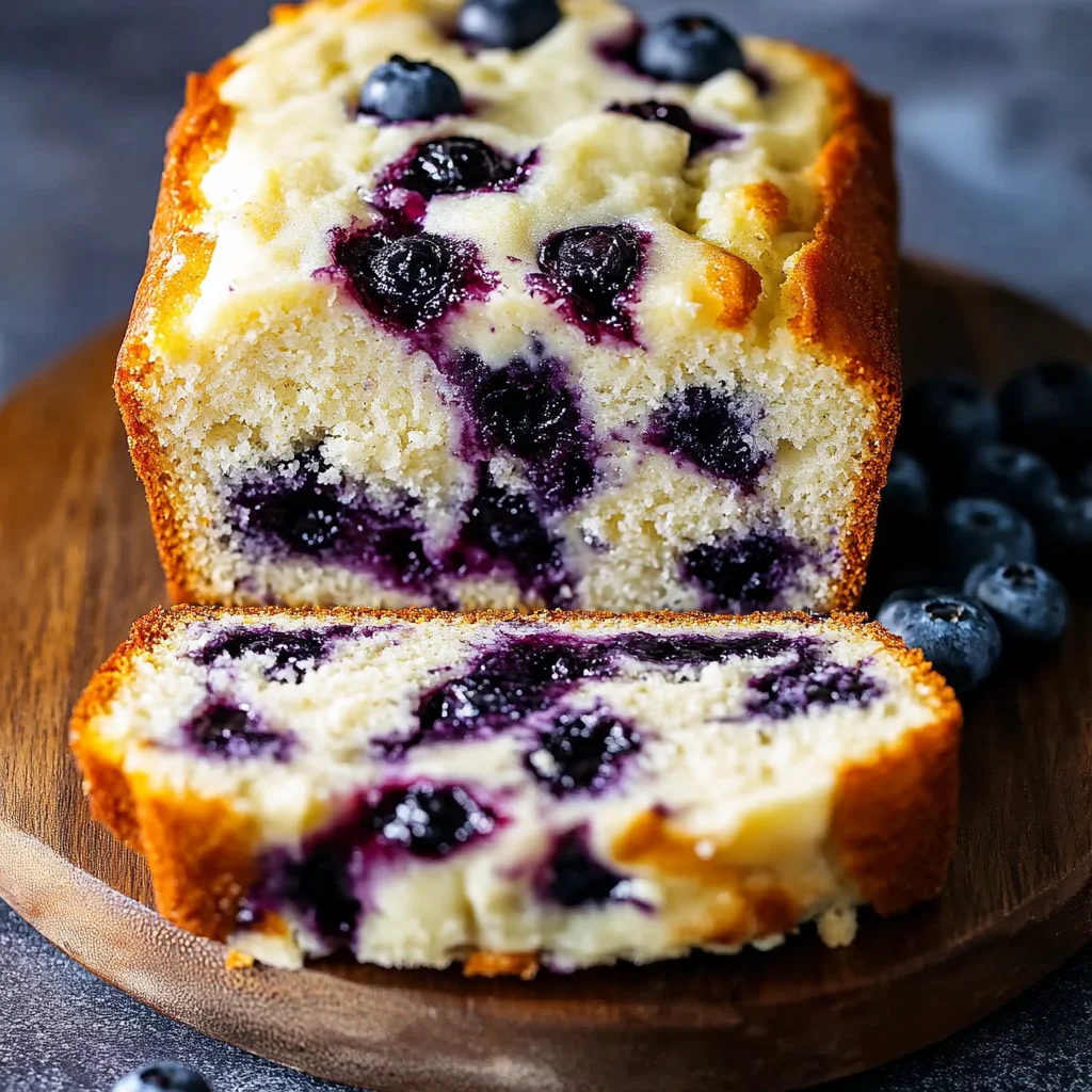 Blueberry Cream Cheese Loaf