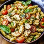Chicken Caprese Pasta Salad