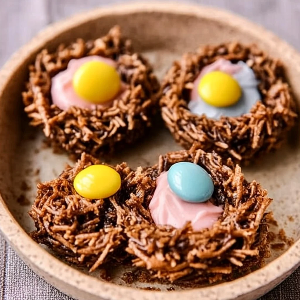 Easy Birds Nests Cookies Recipe