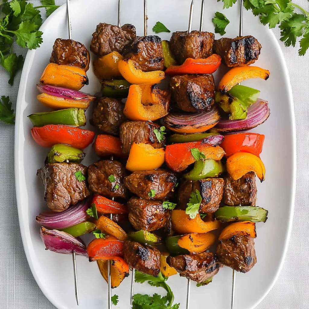 Fajita Steak Kabobs