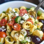 Greek Tortellini Pasta Salad