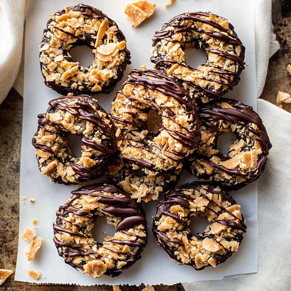 Healthy-ish Homemade Samoas Cookies