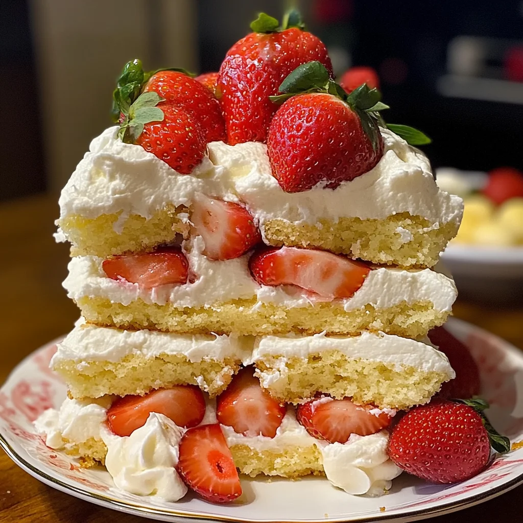 Irresistible Strawberry Shortcake Cake Recipe