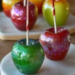 Jolly Rancher Glittery Candy Apples Recipe