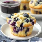 Juicy Blueberry Cream Cheese Muffins