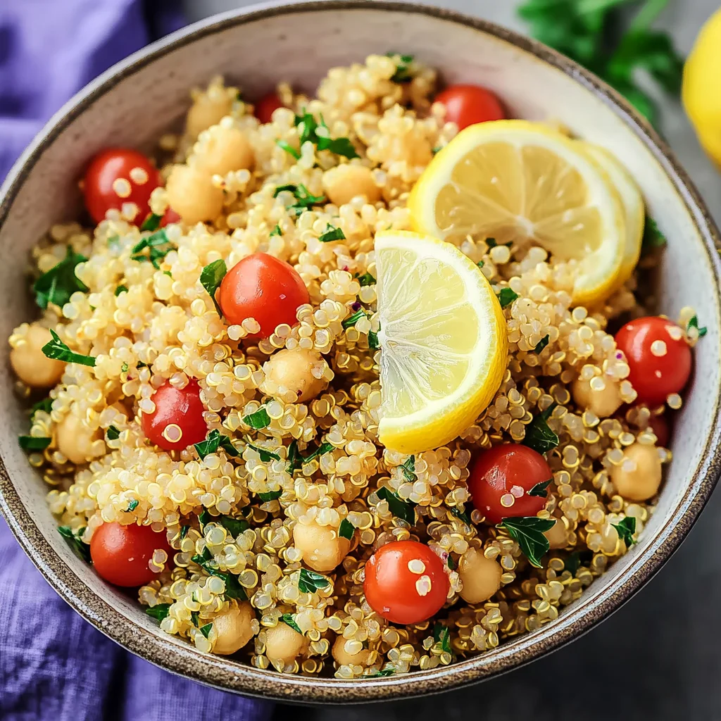 Lemon Herb Quinoa: A Bright & Zesty Side Dish