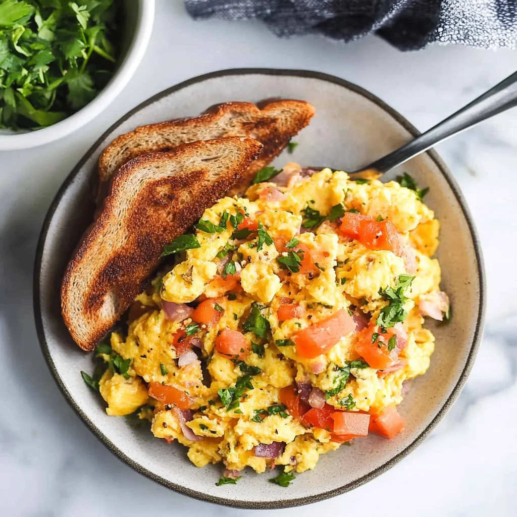 Loaded Scrambled Eggs Recipe