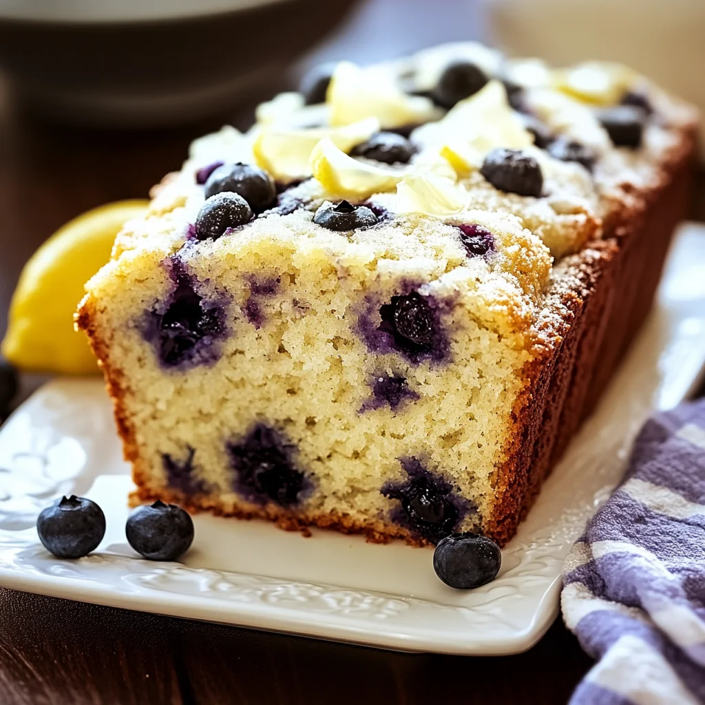 Mother's Day Lemon Blueberry Bread