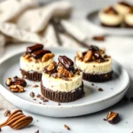 No-Bake Mini Turtle Cheesecakes