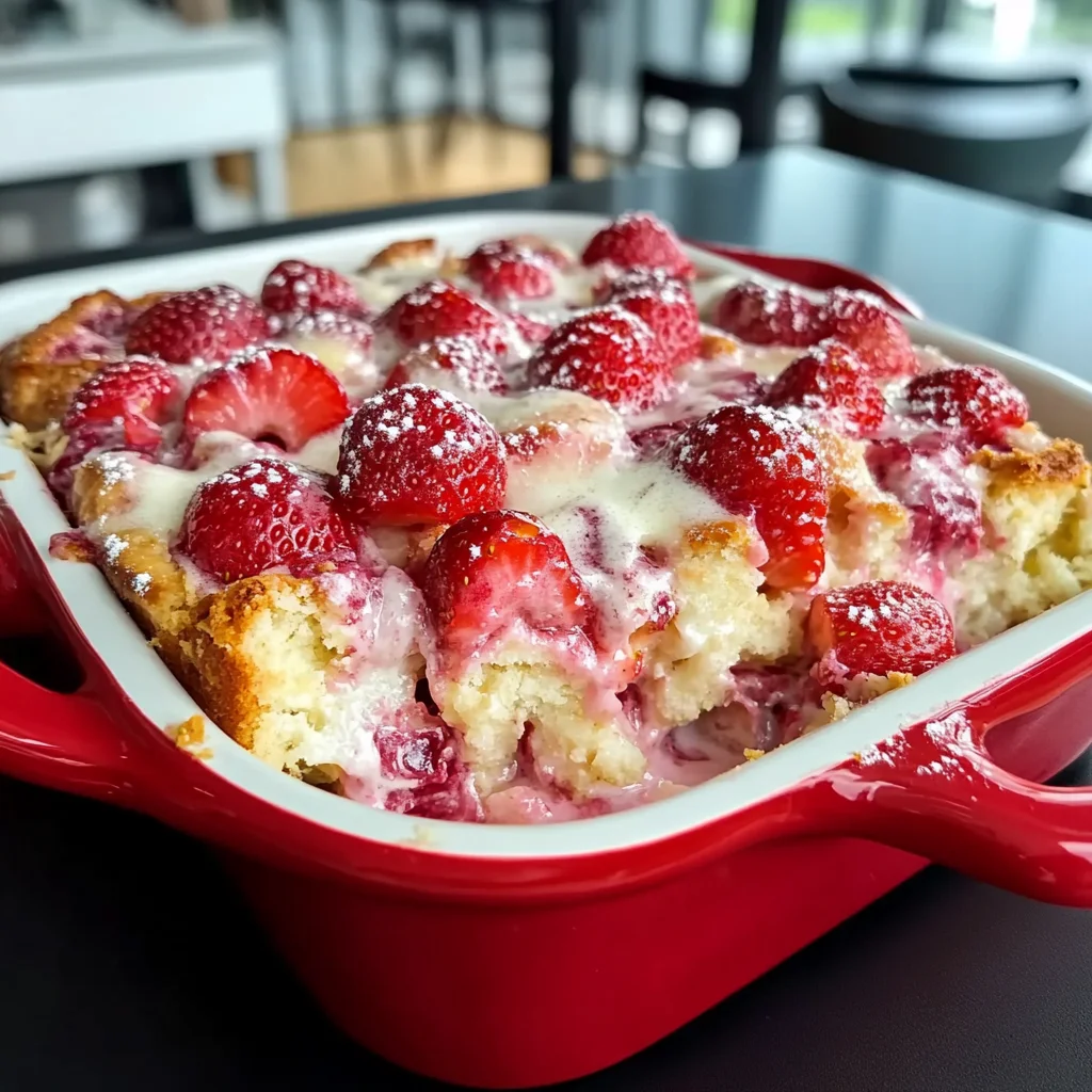 Perfect Strawberry Cream Cheese Cobbler Recipe