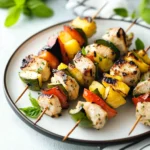 Pineapple-Basil Chicken Skewers