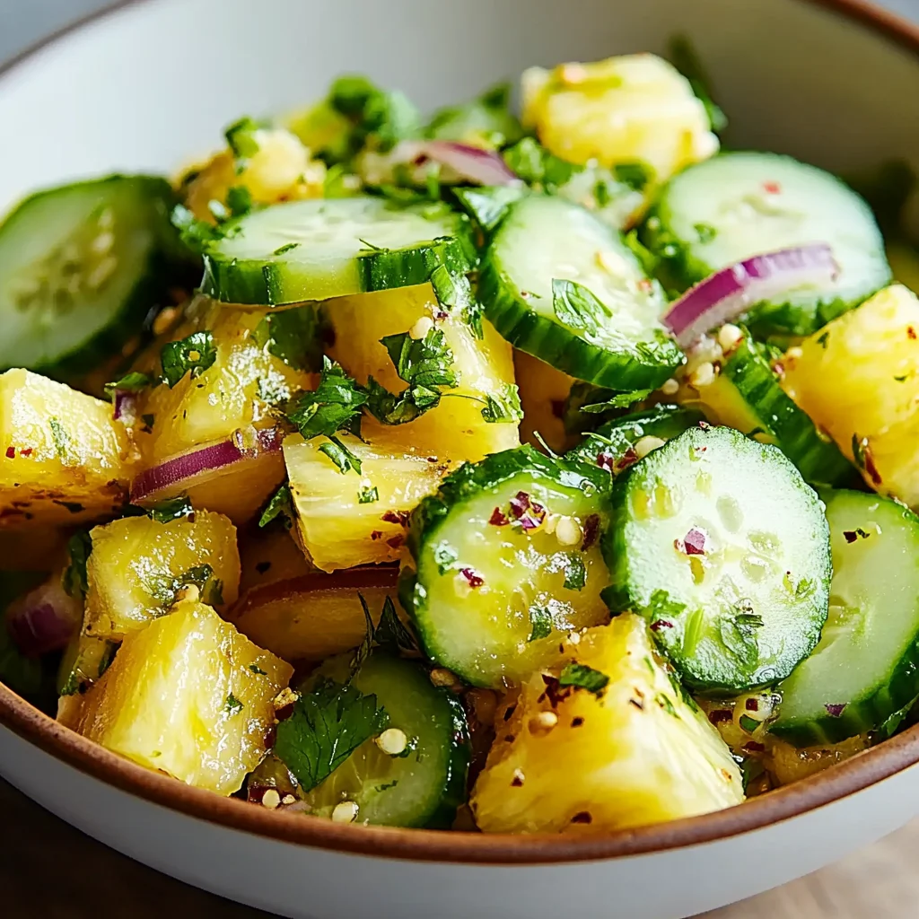 Pineapple Cucumber Salad: The Ultimate Refreshing Side