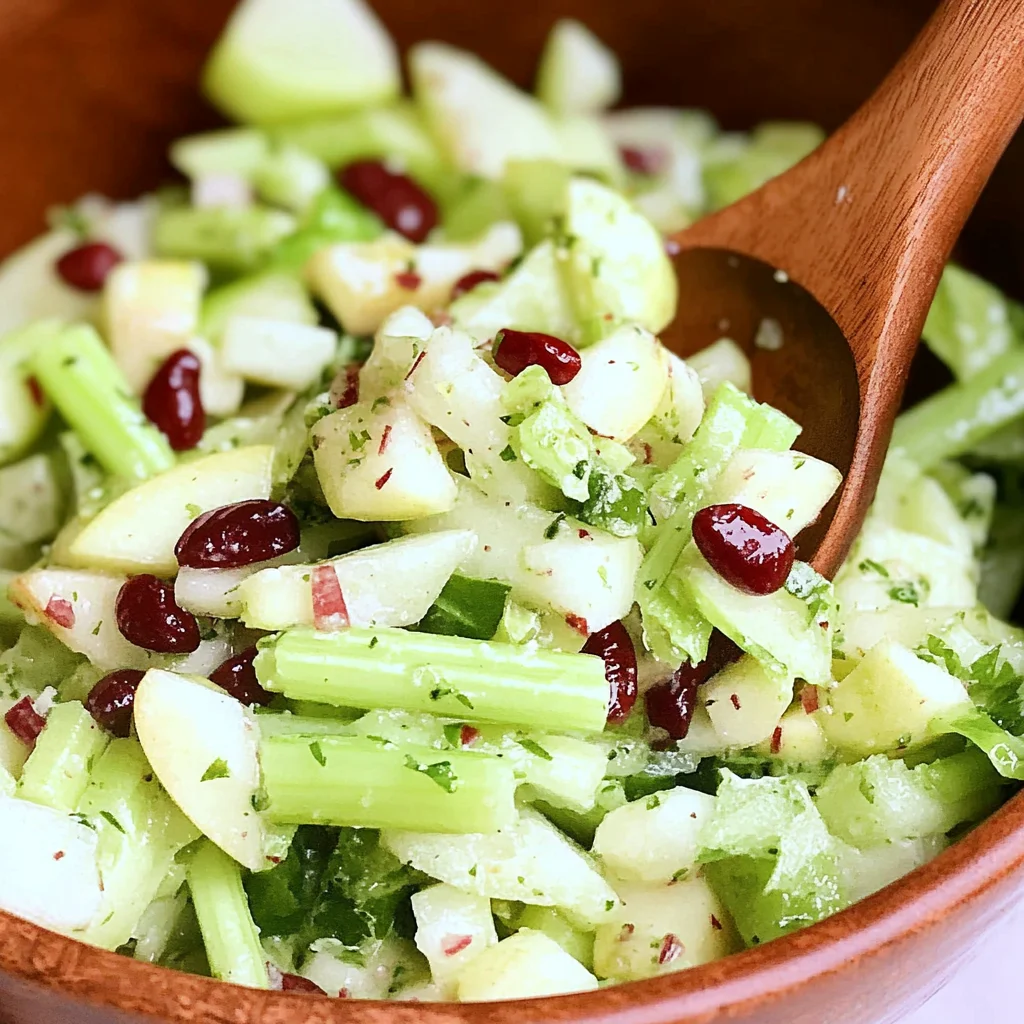Simple Celery Salad (Waldorf Apple Salad)