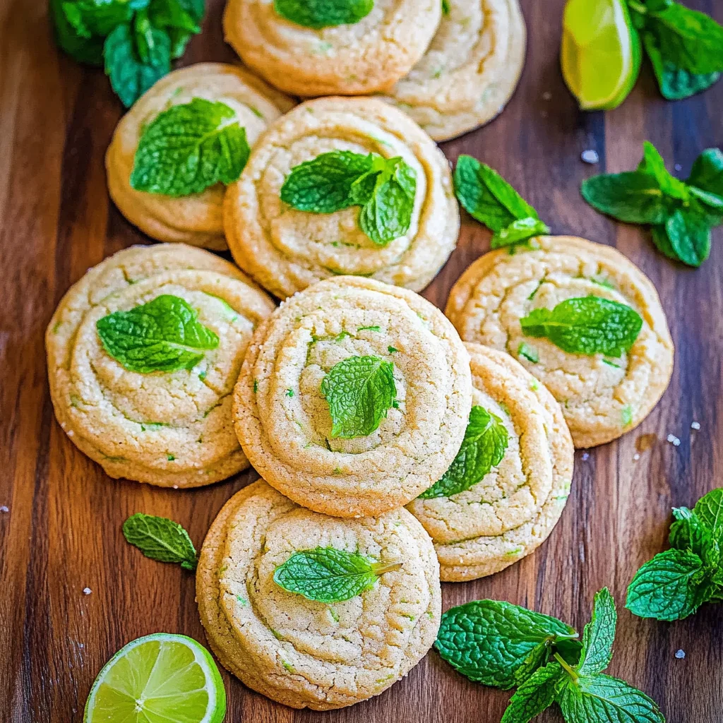 Soft and Chewy Mojito Cookies