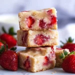 Strawberry Blondies {one bowl}