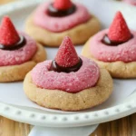 Strawberry Kiss Cookies