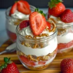 Strawberry Pretzel Salad Parfaits
