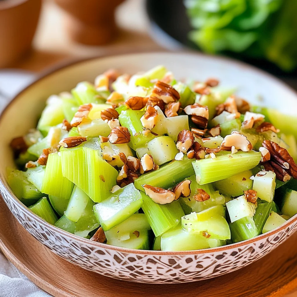 Thanksgiving Celery and Walnut Salad