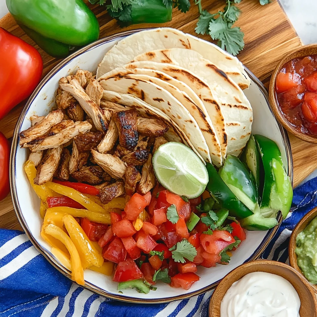 The BEST Chicken or Steak Fajitas