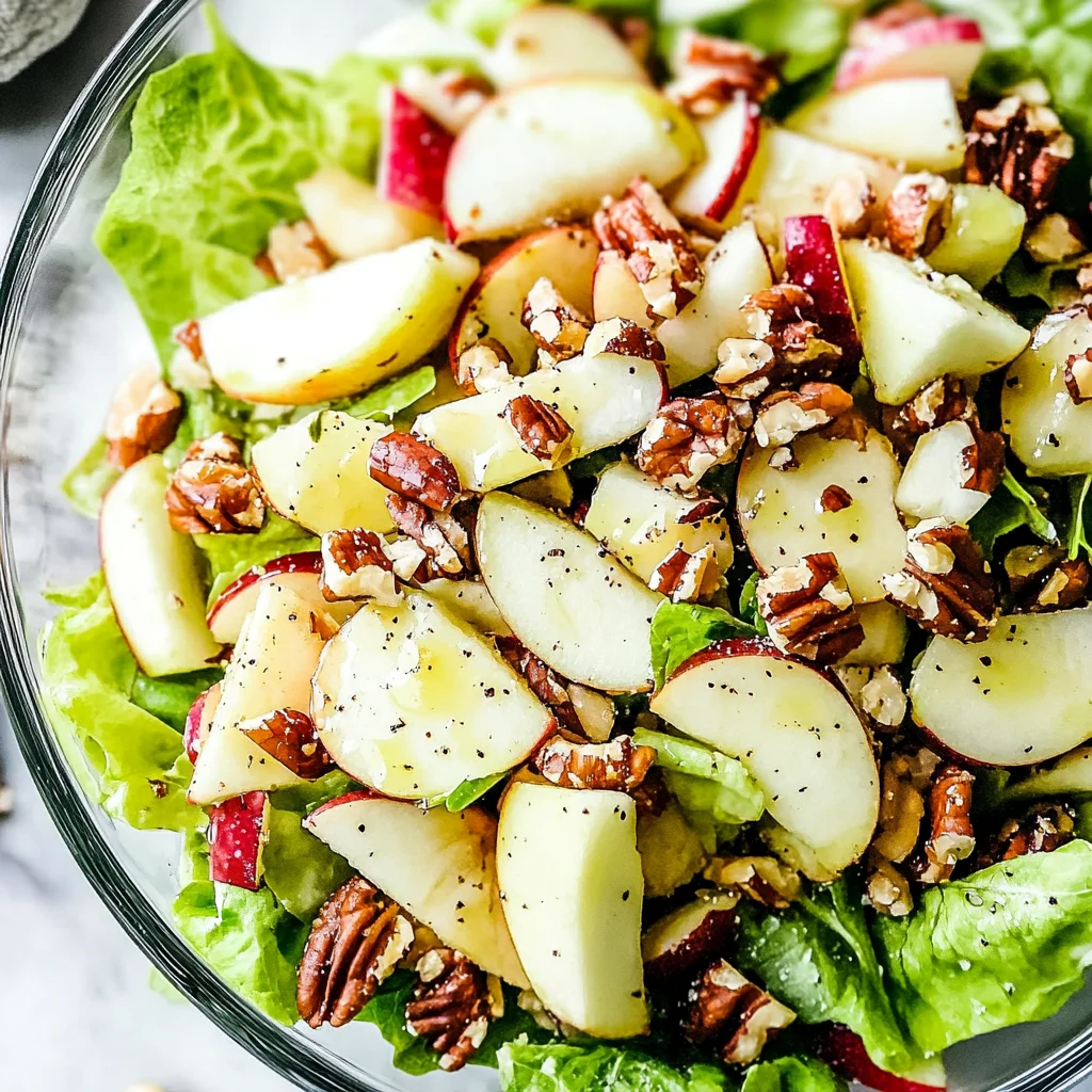 The Best Crunchy Apple Walnut Salad with Irresistible Fall Flavors