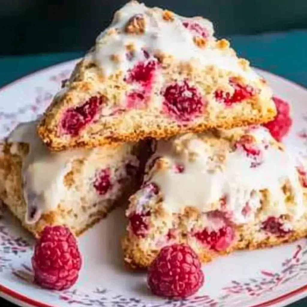White Chocolate Raspberry Scones