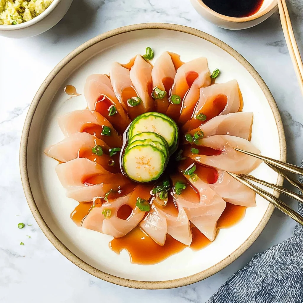 chicken hamachi Crudo