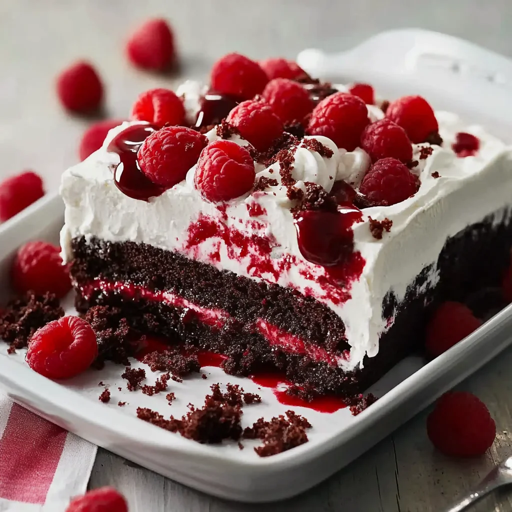 Black Forest Poke Cake Recipe