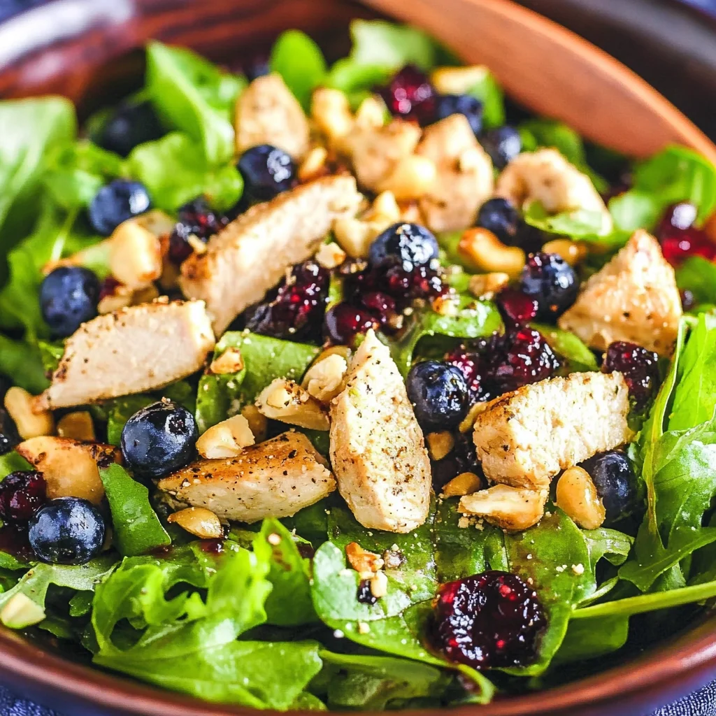 Chicken Blueberry Feta Salad