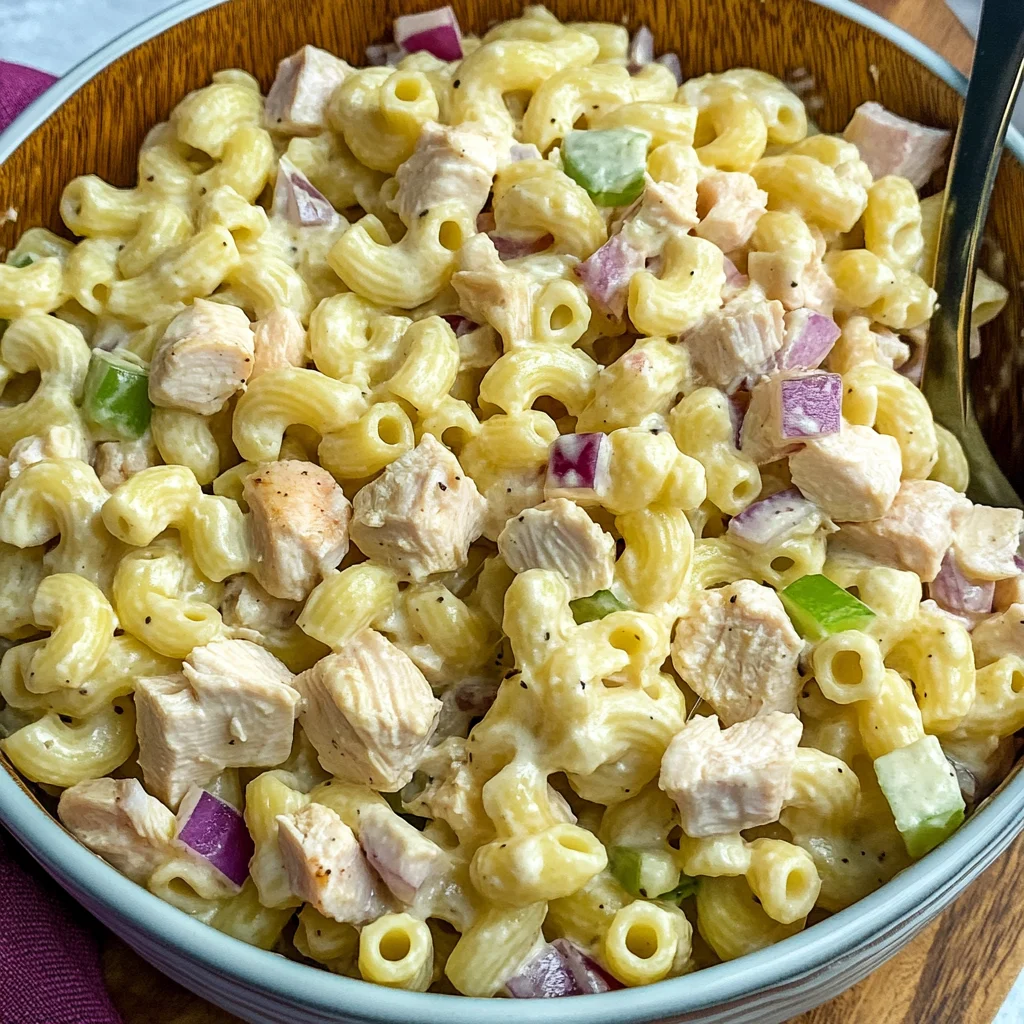 Chicken Macaroni Pasta Salad