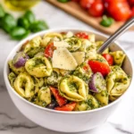 Cold Tortellini Pesto Salad