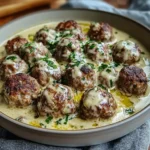Creamy Crockpot Swedish Meatballs
