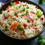 Delicious Island Coconut Pepper Rice for a Tropical Twist