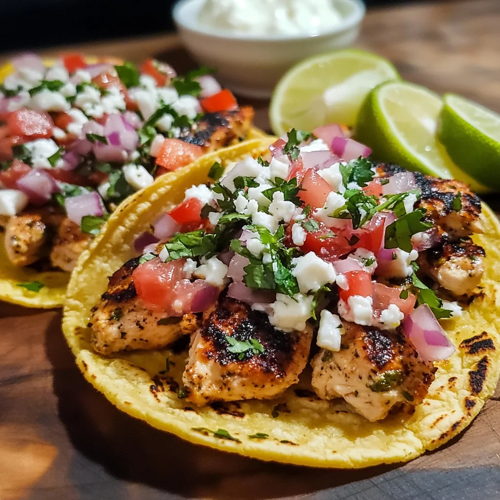 Flavorful Mediterranean Chicken Tacos