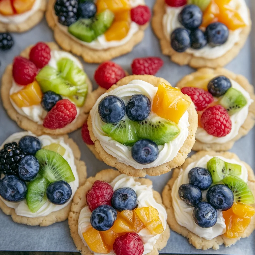 Fruit Pizza Cookies