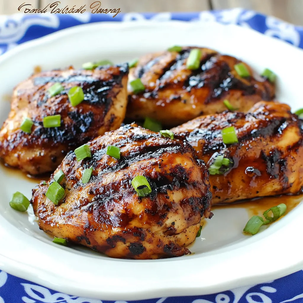 Ginger Soy Grilled Chicken