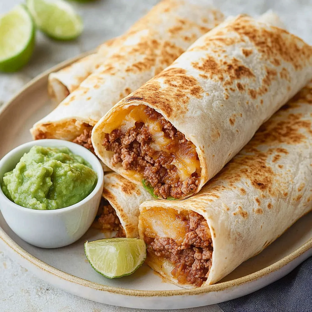 Ground Beef Burritos