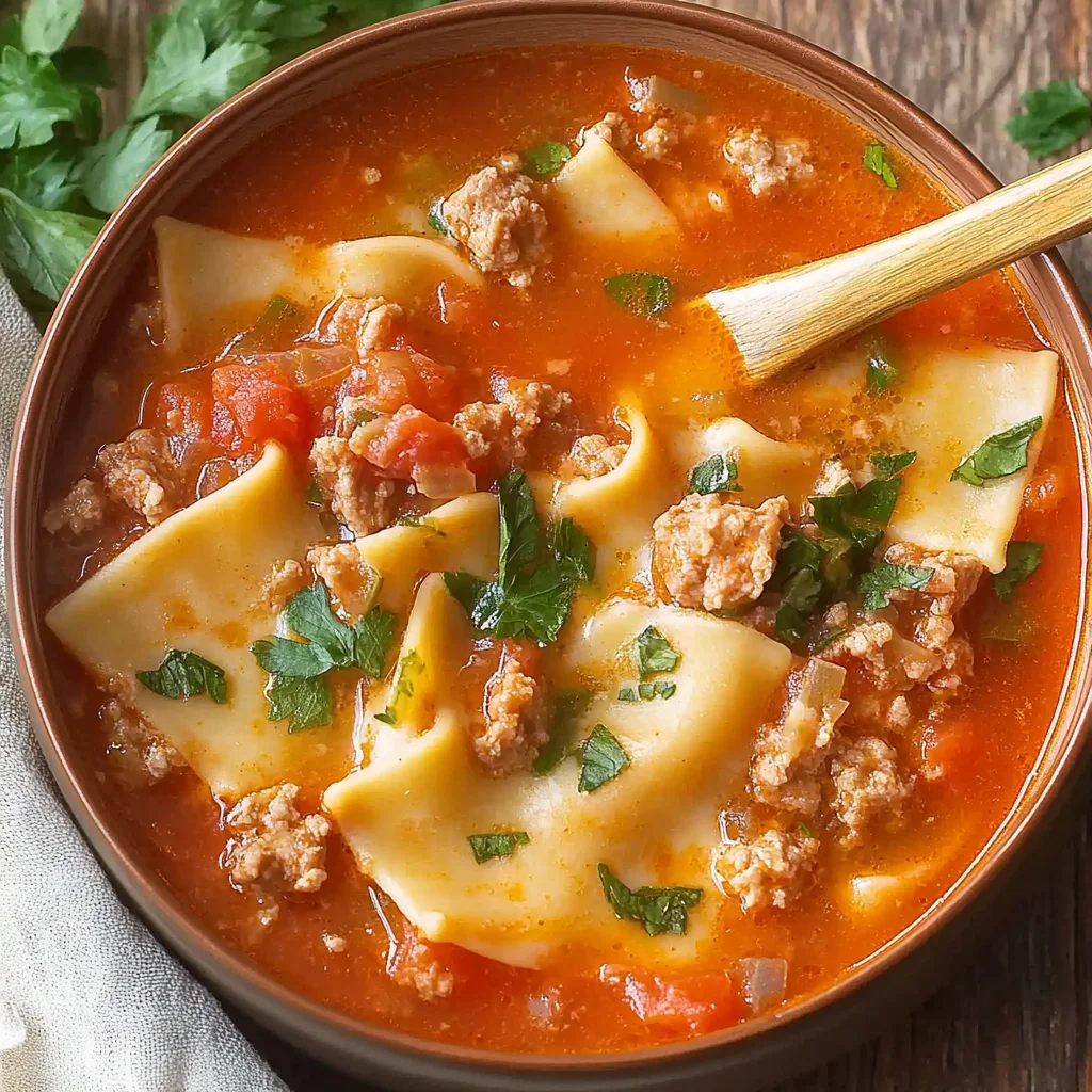 Heart Healthy Lasagna Soup