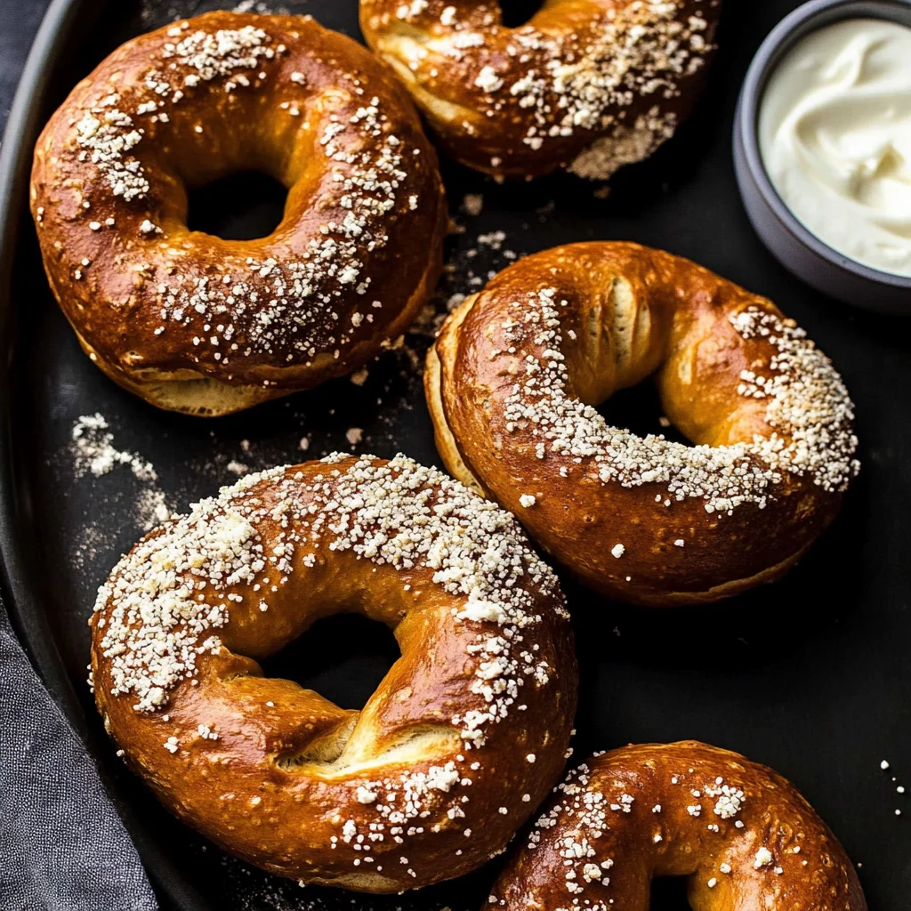 Homemade Pretzel Bagels