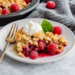 Keto Raspberry Crumble