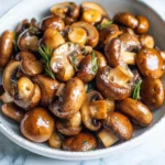 Keto SautÃ©ed Butter and Garlic Mushrooms