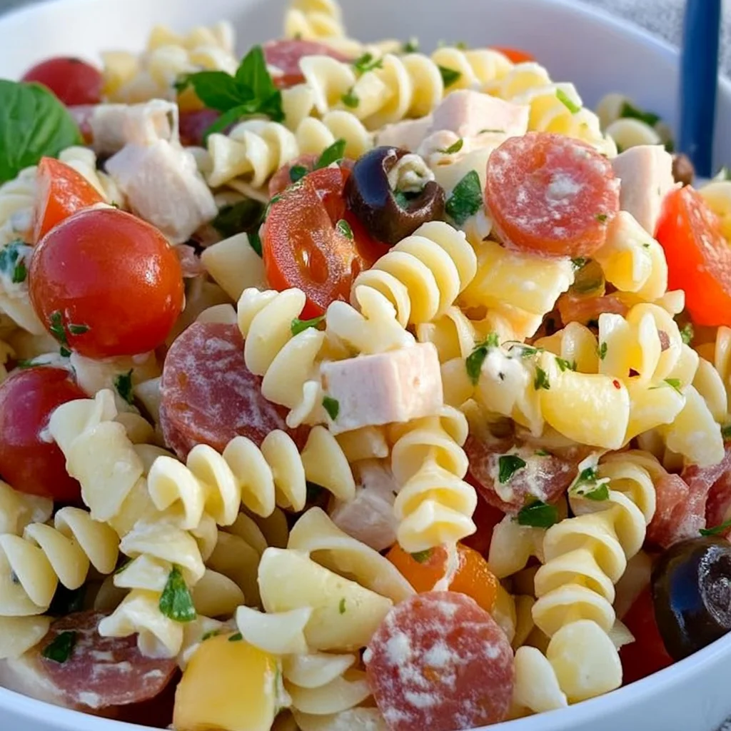 Loaded Antipasto Pasta Salad