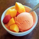 Mango Strawberry Sorbet