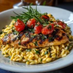 Mediterranean Chicken and Orzo