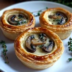 Mini Mushroom and Gruyère Pot Pies with Thyme for Cozy Nights