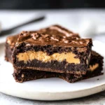 Peanut Butter Stuffed Brownies
