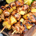 Pineapple Chicken Kebabs Recipe