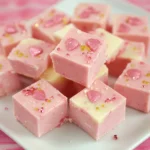 Pink lemonade fudge